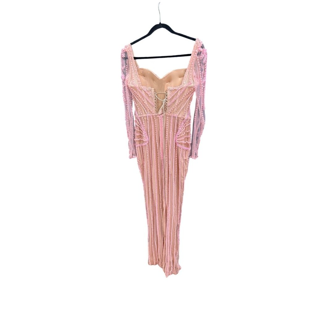 Albina Dyla Blush Gown - Picture 2 of 3